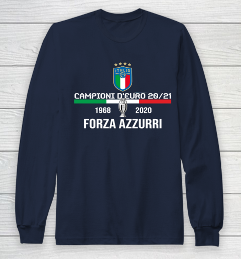 Italy Jersey Soccer Football 2021 Italian Italia Euro Long Sleeve T-Shirt 2