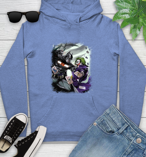 Cincinnati Bengals NFL Football Batman Fighting Joker DC Comics Youth Hoodie - Image 13