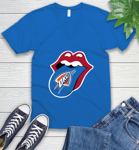 Oklahoma City Thunder NBA Basketball Lips I Root For My Team Adoring Fan 54