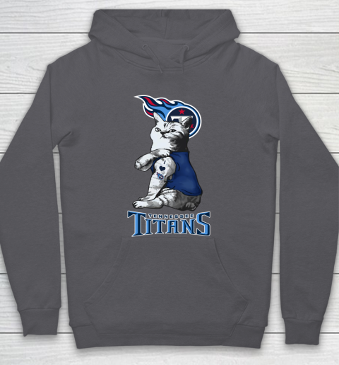 NFL Football My Cat Loves Tennessee Titans Hoodie 4