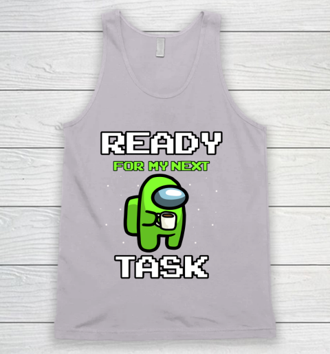 Among Us Shirt Ready For Work Green Tank Top 2