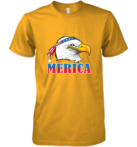 Eagle Mullet 4th Of July American Flag Merica USA Premium Men's T-Shirt