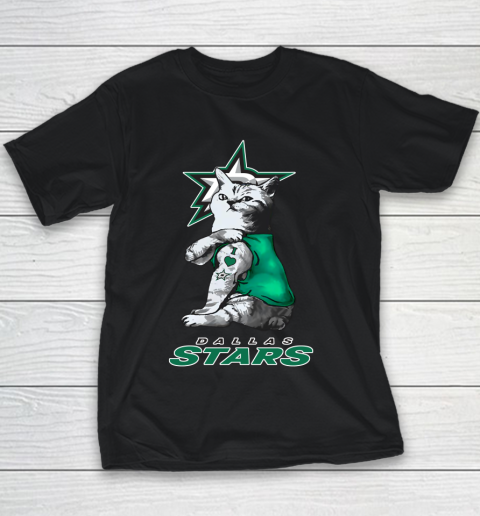 NHL My Cat Loves Dallas Stars Hockey Youth T-Shirt
