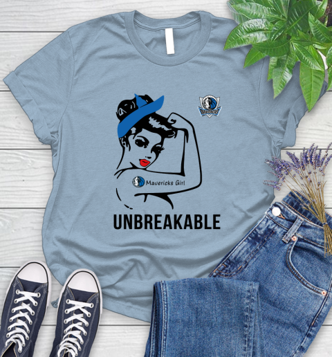 NBA Dallas Mavericks Girl Unbreakable Basketball Sports Women's T-Shirt 6