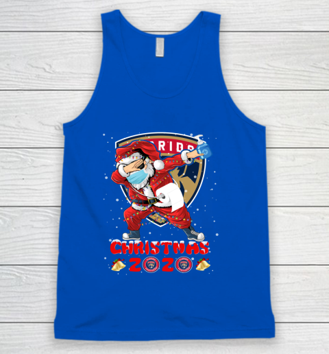 Florida Panthers Funny Santa Claus Dabbing Christmas 2020 NHL Tank Top 4
