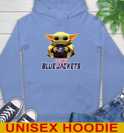 NHL Hockey Columbus Blue Jackets Star Wars Baby Yoda Shirt 23