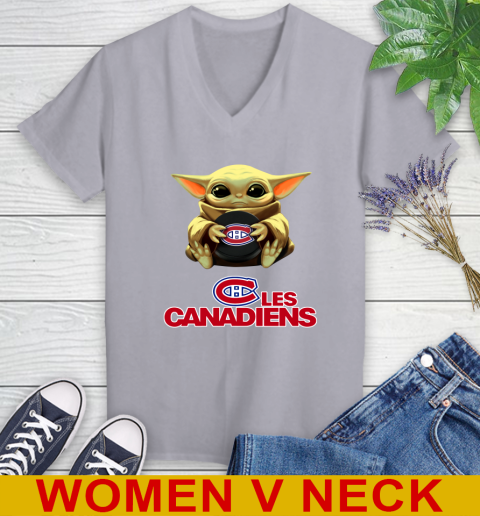 NHL Hockey Montreal Canadiens Star Wars Baby Yoda Shirt 81