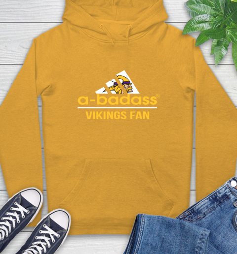 NFL A Badass Minnesota Vikings Fan Adidas Football Sports Hoodie 2