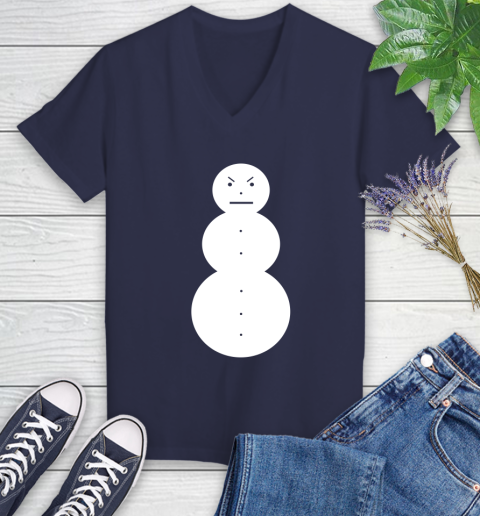 Jeezy Snowman Women's V-Neck T-Shirt 12