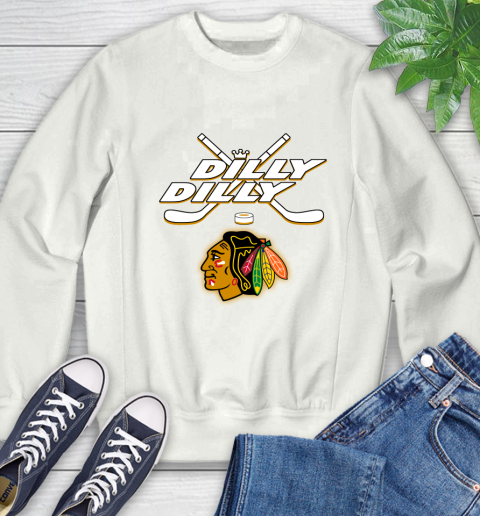 NHL Chicago Blackhawks Dilly Dilly Hockey Sports Sweatshirt