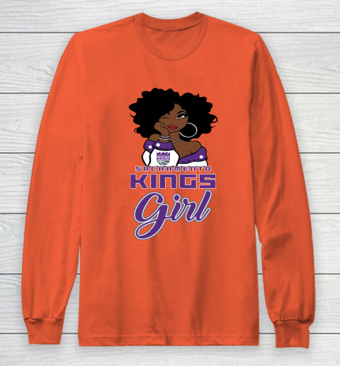 Sacramento Kings Girl NBA Long Sleeve T-Shirt 5