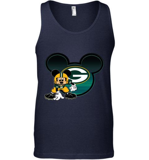 NFL Green Bay Packers Mickey Mouse Disney Football T Shirt - Rookbrand