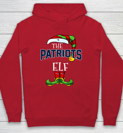 New England Patriots Christmas ELF Funny NFL Hoodie 7