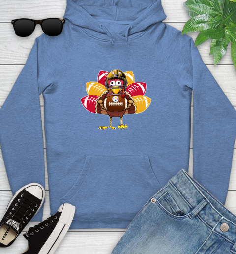 Pittsburgh Steelers Turkey Thanksgiving Day Youth Hoodie 12