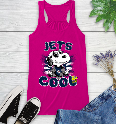 NHL Hockey Winnipeg Jets Cool Snoopy Shirt Racerback Tank 5