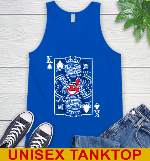 Cleveland Indians MLB Baseball The King Of Spades Death Cards Shirt Tank Top 4
