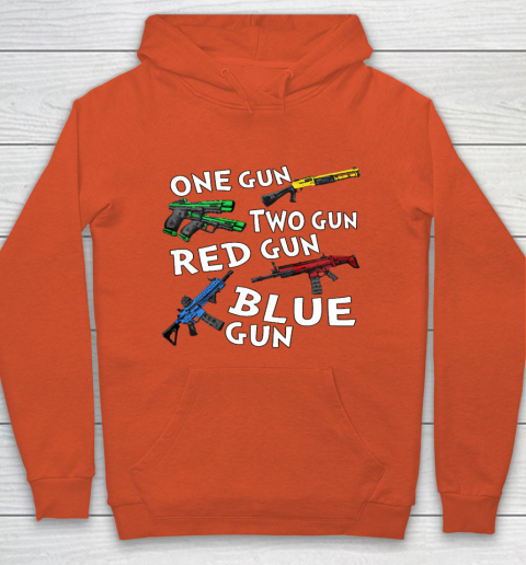 One Gun Two Gun Red Gun Blue Gun Hoodie 3