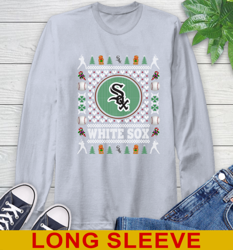 Chicago White Sox Merry Christmas MLB Baseball Loyal Fan Long Sleeve T-Shirt 6