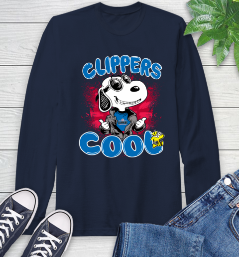 NBA Basketball LA Clippers Cool Snoopy Shirt Long Sleeve T-Shirt 3