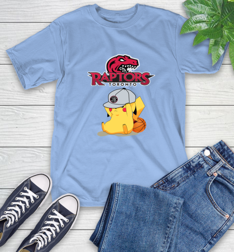 NBA Pikachu Basketball Sports Toronto Raptors T-Shirt 11