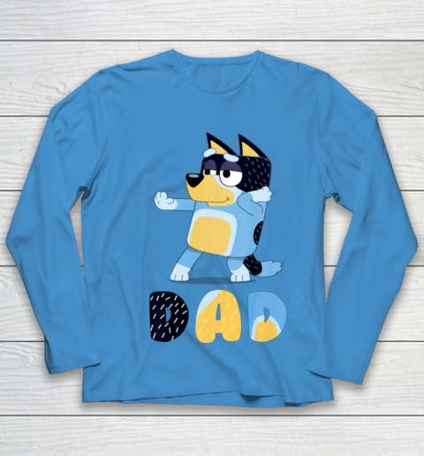 Bluey Dad for Daddy's on Father's Day Bandit Funny Gift Youth Long Sleeve 5