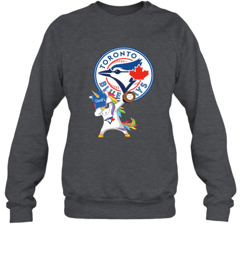 Hip Hop Dabbing Unicorn Flippin Love Toronto Blue Jays Sweatshirt