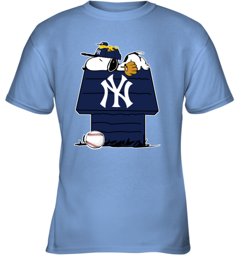 MLB Baseball New York Yankees Snoopy The Peanuts Movie Shirt Youth