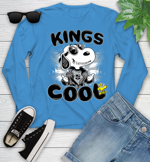 NHL Hockey Los Angeles Kings Cool Snoopy Shirt Youth Long Sleeve 7