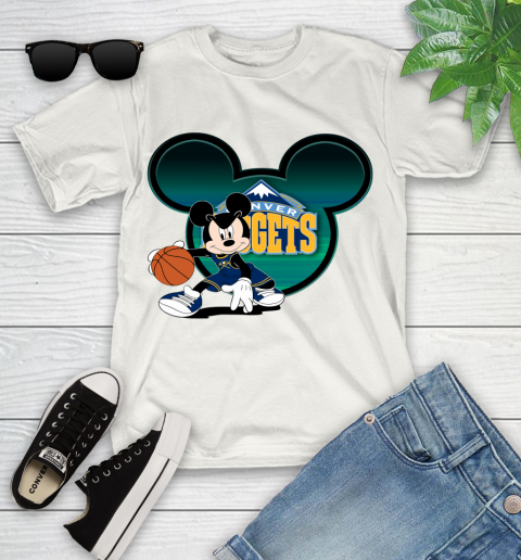 NBA Denver Nuggets Mickey Mouse Disney Basketball Youth T-Shirt