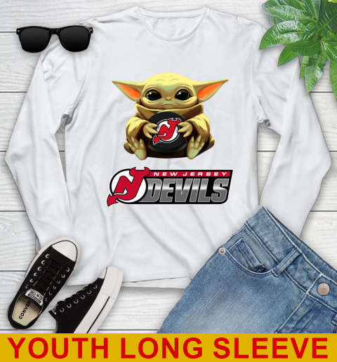 NHL Hockey New Jersey Devils Star Wars Baby Yoda Shirt 122
