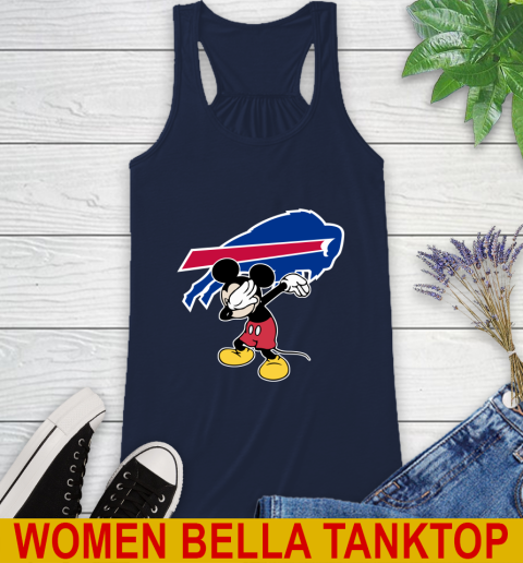 Buffalo Bills NFL Football Dabbing Mickey Disney Sports Racerback Tank 11