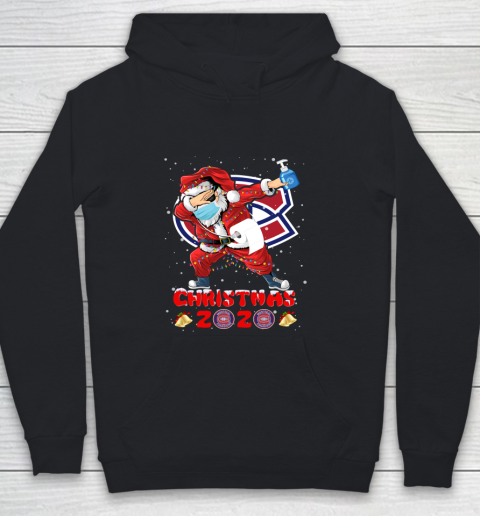 Montreal Canadiens Funny Santa Claus Dabbing Christmas 2020 NHL Youth Hoodie