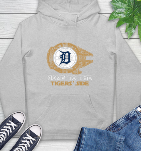 MLB Come To The Detroit Tigers Side Star Wars Baseball Sports Hoodie 6