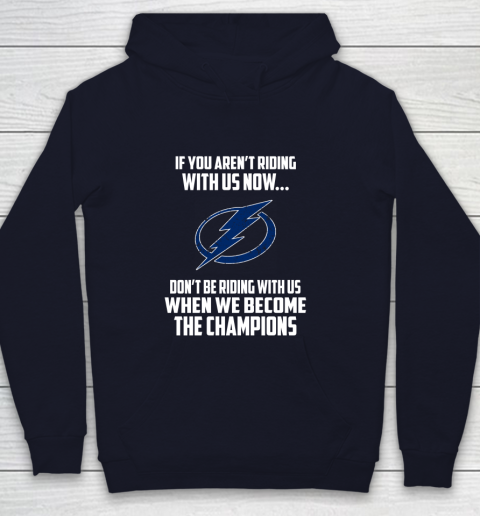 NHL Tampa Bay Lightning Hockey We Become The Champions Youth Hoodie 2