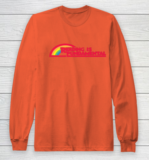 Reading Rainbow t shirt Reading is Fundamental Gay Rainbow Long Sleeve T-Shirt 3