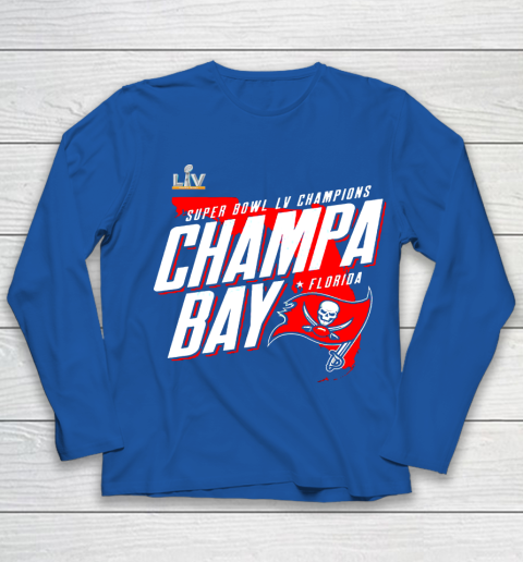 Champa Bay Tampa Bay Buccaneers Super Bowl LV Champions Youth Long Sleeve 7