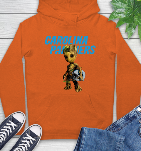 Carolina Panthers NFL Football Groot Marvel Guardians Of The Galaxy Hoodie 5