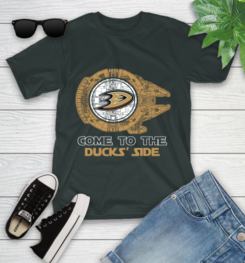 NHL Come To The Anaheim Ducks Wars Hockey Sports Youth T-Shirt 6