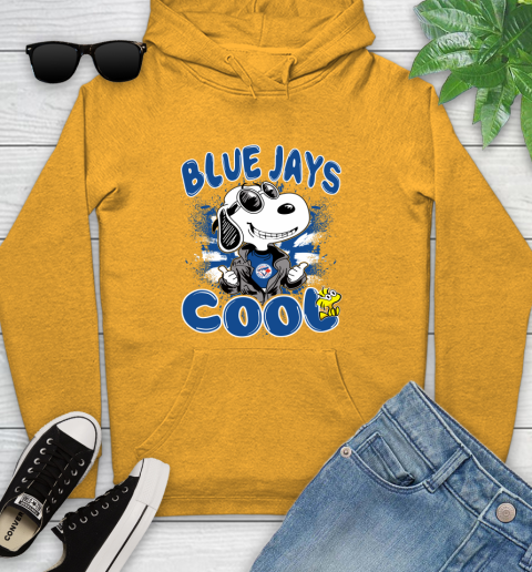 MLB Baseball Toronto Blue Jays Cool Snoopy Shirt Youth Hoodie 2