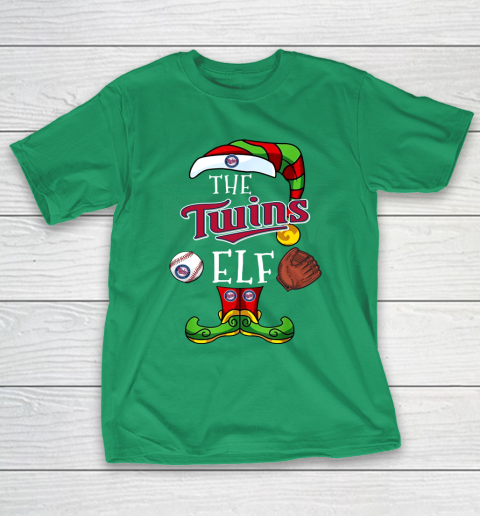 Minnesota Twins Christmas ELF Funny MLB T-Shirt 5