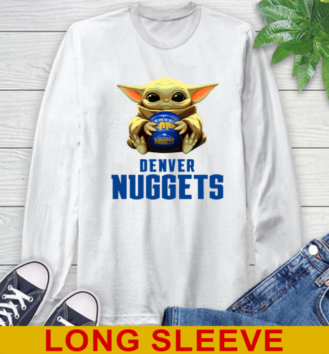 NBA Basketball Denver Nuggets Star Wars Baby Yoda Shirt 58