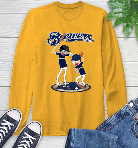 MLB Milwaukee Brewers Rick And Morty Baseball 60