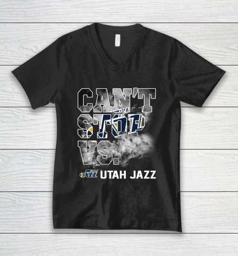 NBA Utah Jazz Basketball Can't Stop Vs V-Neck T-Shirt