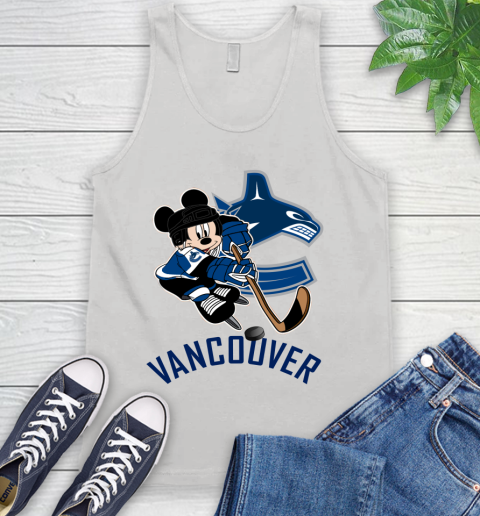 NHL Vancouver Canucks Mickey Mouse Disney Hockey T Shirt Tank Top