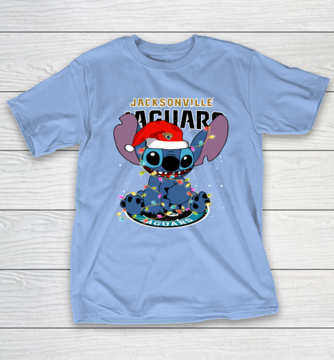 Jacksonville Jaguars NFL Football noel stitch Christmas T-Shirt 8