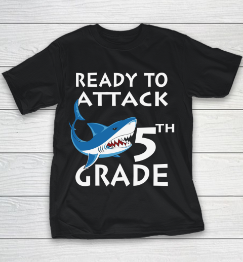 Back To School Shirt Ready to attack 5th grade 1 Youth T-Shirt