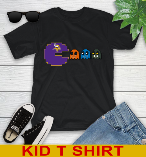 Minnesota Vikings NFL Football Pac Man Champion Youth T-Shirt 2
