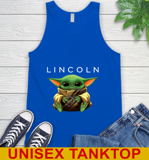 Star Wars Baby Yoda Hugs Lincoln Car Shirt 70