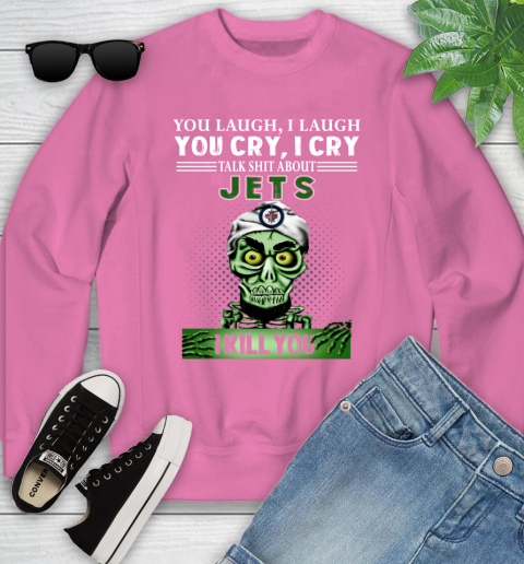 NHL Talk Shit About Winnipeg Jets I Kill You Achmed The Dead Terrorist Jeffrey Dunham Hockey Youth Sweatshirt 6