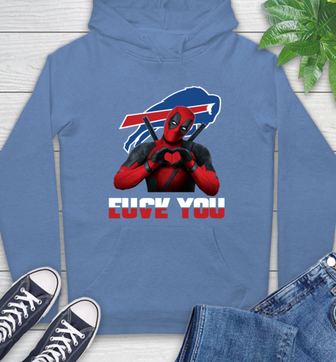 NHL Buffalo Bills Deadpool Love You Fuck You Football Sports Hoodie 11